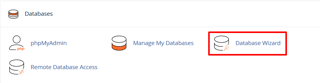 database wizard