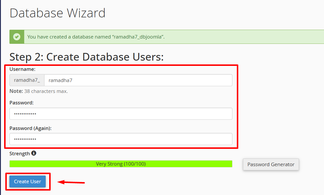 database wizard