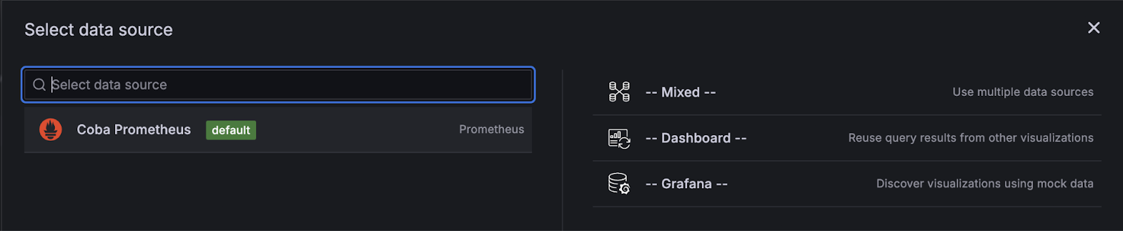 data source