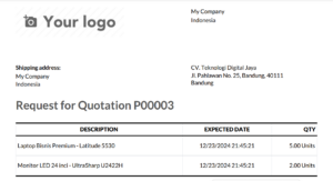 preview RFQ cetak pdf