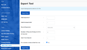 Export Data di SLiMS