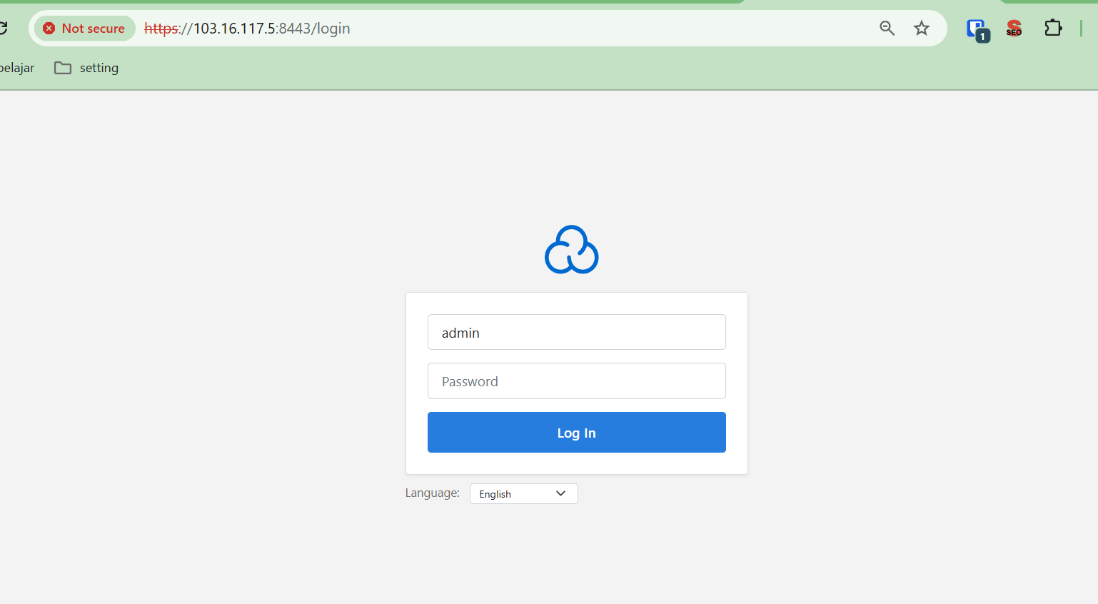 login cloudpanel