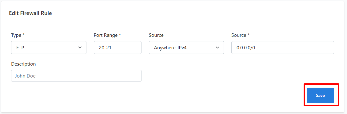 setup firewall