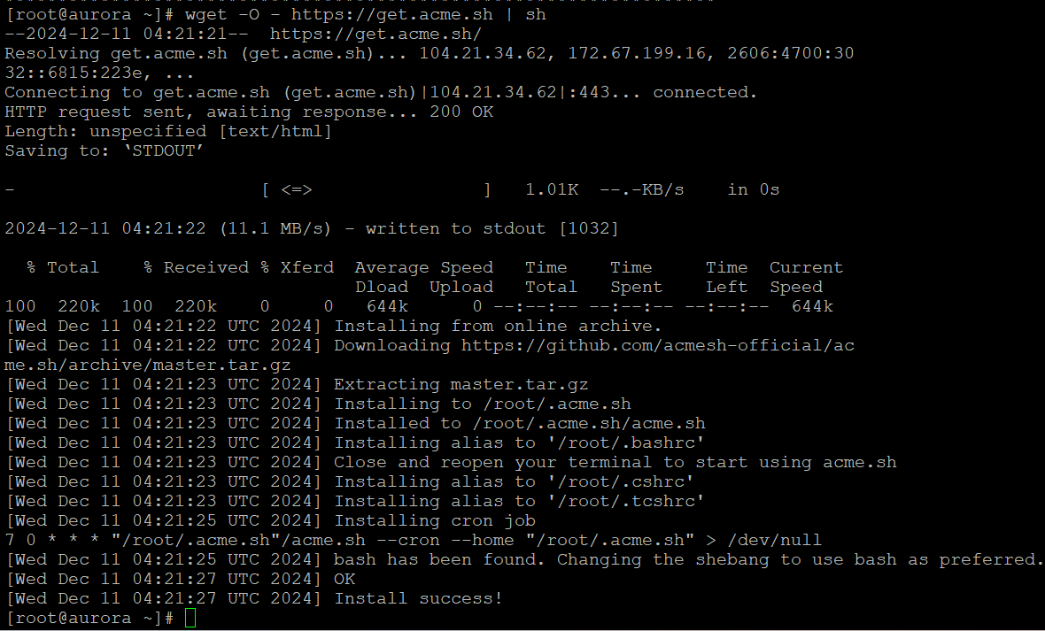 script menerbitkan SSL