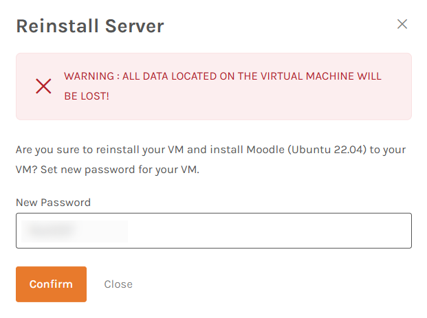 Form password root