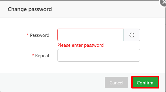 password